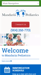 Mobile Screenshot of mandarinpediatrics.com